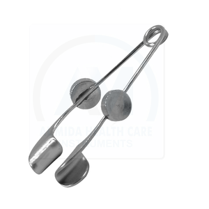Spéculum ophtalmique chirurgical AL MIDA, rétracteur oculaire manuel en acier inoxydable, instrument ORL de classe I certifié CE AMHC-R-475 Easy - Product Image 3