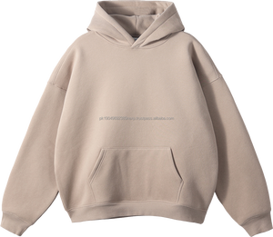 Sweats à capuche unisexe pull oversize lourd 100% coton unisexe rouge vert sweats à capuche pour hommes vente en gros - Product Image 1