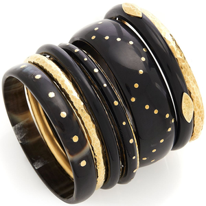 Resin Brass Fashion <b>Bracelets</b> & Bangles Resin Bangles with Geometric Patterns Indian Handcrafted Bangles - Product Image 1