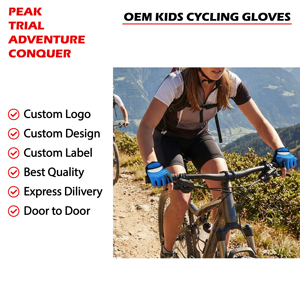 Gants de vélo de montagne pour jeunes, gants de protection à doigts entiers absorbant les chocs pour BMX, Dirt Bike et trottinette - Product Image 5