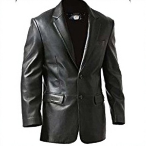Veste de motard unisexe en cuir de veau et toile de qualité supérieure, imperméable et coupe-vent, durable, pour l'hiver et les soirées - Product Image 5