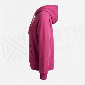 Sudadera con capucha extragrande de algodón para mujer, al por mayor, personalizable con logo, estilo urbano, moda. - Product Image 3