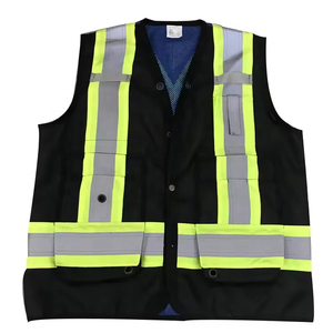 Chaleco de Seguridad Reflectante de Alta Visibilidad con Bolsillos, Ropa de Trabajo Unisex, Material de Poliéster de la Mejor Calidad - Product Image 1