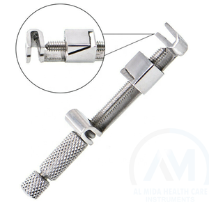 Al Mida Healthcare Instrument chirurgical dentaire en acier inoxydable, porte-matrice manuel Tofflemire de type droit, certifié CE - Product Image 1