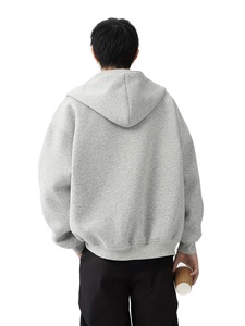 Men's Hoodie Sweatpants Set 100% Cotton Winter Solid Color Regular Long Sleeve Pullover Drawstring Custom Design Multi-color - Product Image 3