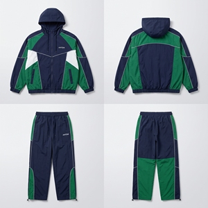 Ensemble de survêtement coupe-vent pour homme avec logo personnalisé – Faible MOQ, vente en gros, fabricant OEM, vêtements de sport B2B - Product Image 1