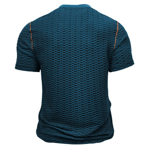 Camiseta de Manga Corta para Hombre, Cuello Redondo, Estilo Americano, Transpirable, Tejido Liso, Informal de Negocios, 100% Algodón - Product Image 5