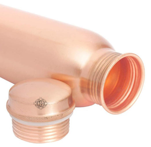 Botella de Agua de Cobre Puro Más Vendida con Tapa, Forma y Tamaño Personalizables, Disponible para Entrenamientos en el Gimnasio y como Regalo. - Product Image 6