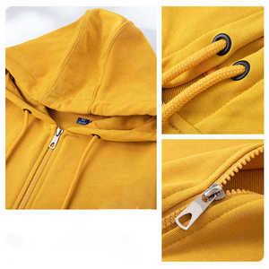 Sudadera con capucha y cremallera para mujer, informal, de manga larga, de forro polar. - Product Image 6