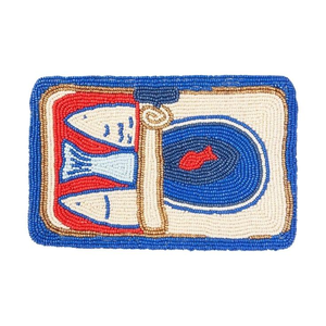 Monedero bordado con cuentas de pez sardina, con un atractivo y llamativo diseño de primera clase por MD HANDICRAFTS - Product Image 1