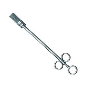 Pistola de Bolus Veterinaria Reutilizable de Acero Inoxidable 304, Segura y Confiable, con Mango de 3 Anillos, Dispensador de Píldoras con Cabeza de Goma para Ganado - Product Image 1
