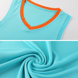 Conjunto de Uniforme de Baloncesto Personalizado Blanco para Sublimación, Cuello en V, Sin Mangas, Transpirable, 100% Poliéster, Unisex, Adulto - Product Image 6