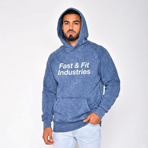 Sweat-shirts d'hiver pour hommes à logo personnalisé, tendance et de haute qualité, effet délavé à l'acide, impression numérique, 100% coton, fabriqués au Pakistan - Product Image 5