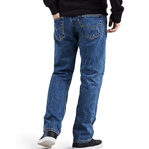 Jean coupe bootcut taille basse respirant 2023, léger et confortable, coupe décontractée pour homme, denim fabriqué au Pakistan pour adultes. - Product Image 5