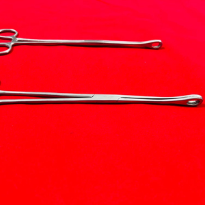 Pince à éponges Foerster de 24 cm de qualité supérieure, à mâchoires droites et dentées, instruments chirurgicaux vétérinaires, personnalisable, support OEM, qualité DIY - Product Image 1