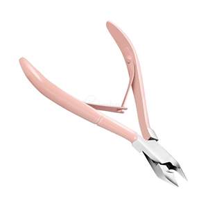 Coupe-cuticules professionnel noir mat en acier inoxydable avec poignée antidérapante, outil de manucure pour couper les cuticules - Product Image 6