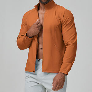 High Quality Unisex Zipper Waterproof Quick Dry Windproof Hooded Pocket Outdoor Gym Wear Coat Fitness <b>Workout</b> Sports <b>Jacket</b> - Product Image 3
