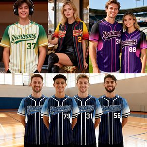 เสื้อเบสบอลทีมใหม่มาแรง ลดราคาพิเศษ เสื้อเบสบอลแขนสั้นแบบกำหนดเอง ราคาถูก เสื้อเบสบอลเปล่า 100% โพลีเอสเตอร์ ระบายอากาศได้ดี - Product Image 4