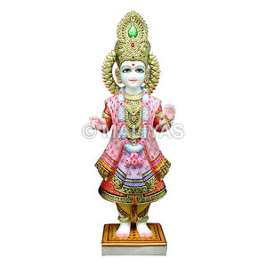 Ídolo de Swaminarayan en Mármol |   Murti Swaminarayan Bhagwan Hecho a Mano – Maliyas - Product Image 1