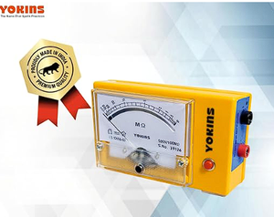 Testeur d'isolation analogique 2500V 5000MΩ, testeur fonctionnant sur piles |   Fabriqué en Inde |   Haute précision ±5% |   Testeur IR pour moteur - Product Image 6