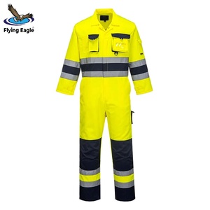 Combinaisons de travail respirantes, antistatiques, réfléchissantes, en coton, haute visibilité, vêtements de protection durables - Product Image 2