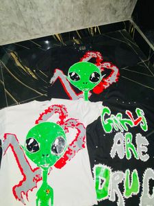 เสื้อยืดผู้ชายพิมพ์ลายสกรีนแบบส่วนตัว พร้อมดีไซน์ประดับเพชร คอทรงกลม แฟชั่นฤดูร้อน เสื้อยืดพิมพ์ลายผู้ชาย - Product Image 2