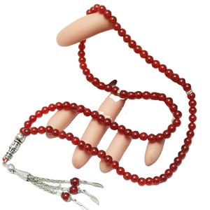 Tasbih, cuentas de oración musulmanas, accesorios ligeros, Tasbeeh en diferentes colores, cuentas de cristal brillantes de color sólido teñido. - Product Image 1