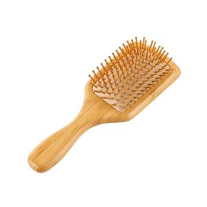 Bamboo Paddle Hair <b>Brush</b> Wooden Hair Grooming <b>Brush</b> with Massage Pins Suitable for Salon Home Daily Hair Care - Product Image 2