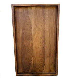 Plateau de service rectangulaire en bambou pour thé Kung Fu, couverts, rangement, plateau à fruits, décoration, cuisine japonaise - Product Image 1