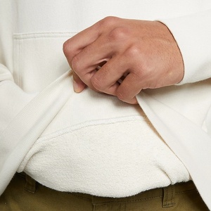 Sweat-shirt à capuche zippé en molleton technique de coton épais pour homme, personnalisable avec logo brodé ou imprimé, style streetwear - Product Image 5