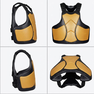 Boxing Chest Guard MMA Body Protector Custom Logo Martial Arts Kickboxing Training <b>Coach</b> Protective Equipment Shield - Product Image 6