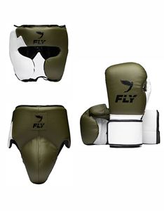 Ensemble de boxe Superlace en gros, fabrication d'usine, dernier design, nouveau modèle, ensemble de boxe en cuir de vachette, ensemble de frappe professionnel - Product Image 1