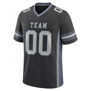 Custom American Football Jersey Breathable Mesh Team Uniform Men's Blank Football Jersey Wholesale <b>Sports</b> <b>Apparel</b> - Product Image 2
