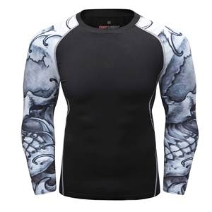 Maillot de bain unisexe haute performance à compression, coupe ajustée, protection UPF+50, séchage rapide, personnalisable avec logo, idéal pour l'entraînement et les activités aquatiques. - Product Image 1