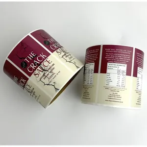 Rollos de Etiquetas Adhesivas de Vinilo Impermeables Personalizadas con Impresión UV para Envasado de Alimentos por Pure-Easy - Product Image 6