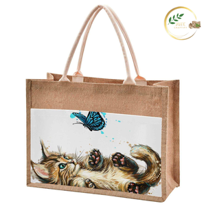 Eco Friendly Grocery <b>Bag</b> Made from Natural Jute Fiber Material - Product Image 2