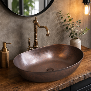 Évier de cuisine de luxe en laiton massif, fait main, à cuve unique profonde, à encastrer sous plan, pour maisons modernes - Product Image 4