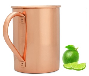Mug à mule en cuivre de luxe, finition martelée artisanale, pour servir des boissons froides et des boissons à la mule, prix de gros - Product Image 6