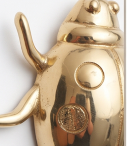 Artisanal Golden Ladybug Design Metal Wall <b>Hooks</b> Novelty Animal Pattern Decorative <b>Hooks</b> For Home Use - Product Image 2