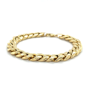 สร้อยข้อมือแบบโซ่ชุบทอง 14K/24K สไตล์วินเทจ สำหรับทุกเพศ แฟชั่นงานแต่งงาน เครื่องประดับแฟชั่น วัสดุโลหะผสม - Product Image 2