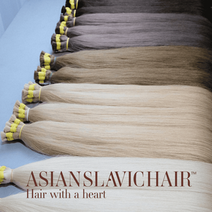 Cheveux humains vierges asiatiques de luxe, qualité super lisse et soyeuse, prix de gros, produit de beauté pour femmes, couleur blonde, 100g - Product Image 3