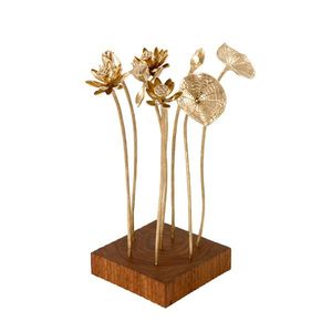 Centre de table décoratif artisanal en fer de luxe pour une belle décoration de table dans les intérieurs de maisons modernes - Product Image 2