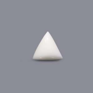 Natural Faceted White Coral Gemstone 6.7 Carat Certified Color Change Wholesale - Product Image 1