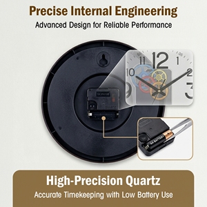 Bold Numeric modern <b>wall</b> <b>clock</b> along with luxury <b>wall</b> <b>clock</b> feel like vintage <b>wall</b> <b>clock</b> feature like silent <b>wall</b> <b>clock</b> for home - Product Image 2