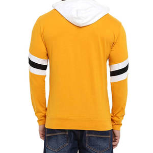 เสื้อฮู้ดแขนยาวผู้ชายผ้าฝ้ายฟลีซ 100% สีพื้นแบบเรียบสำหรับฤดูหนาว ผลิตตามสั่ง สีและดีไซน์ตามต้องการ - Product Image 4