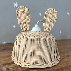 Lovely <b>bear</b> rattan lamps pendant lights for kids premium quality lampshade manufactured in Vietnam - Product Image 4
