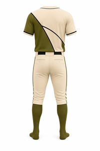 Uniforme de Béisbol Personalizado para Hombre, Diseño con Bloques de Color, Poliéster que Absorbe la Humedad, Manga Corta, Corte Regular, Ropa para Todas las Temporadas - Product Image 2