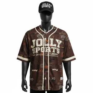 Camiseta de béisbol para hombre, ligera, de poliéster con paneles de malla, estilo personalizado con logo, 100% algodón, corte holgado, estampada. - Product Image 1
