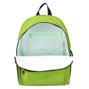 Custom Unisex Fashion Dance Glitter Sparkle Sports <b>Backpack</b> with Zipper Closure Water Resistant & Large Capacity for Students - Product Image 2