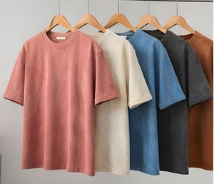 Camiseta Oversize de Algodón Pesado con Logo Personalizado, 240 GSM, Tejido French Terry, Lavado a la Piedra, Impresión Serigrafiada y Puff Print, Fabricante de Camisetas Streetwear - Product Image 5